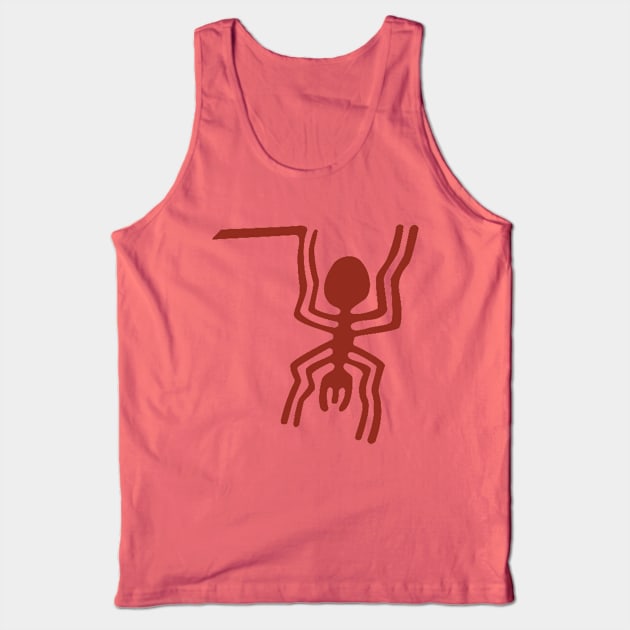 Nazca Lines - Ant Tank Top by The Convergence Enigma